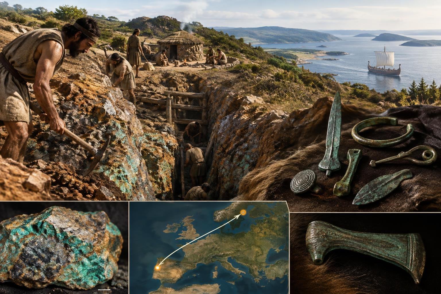 AI image: The Spanish Copper Mine That May Have Reached Scandinavia