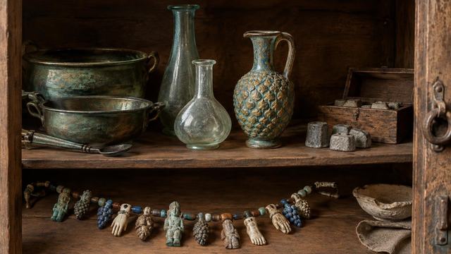 AI image: A Pompeii Cupboard Blurs the Line Between Chore and Keepsake