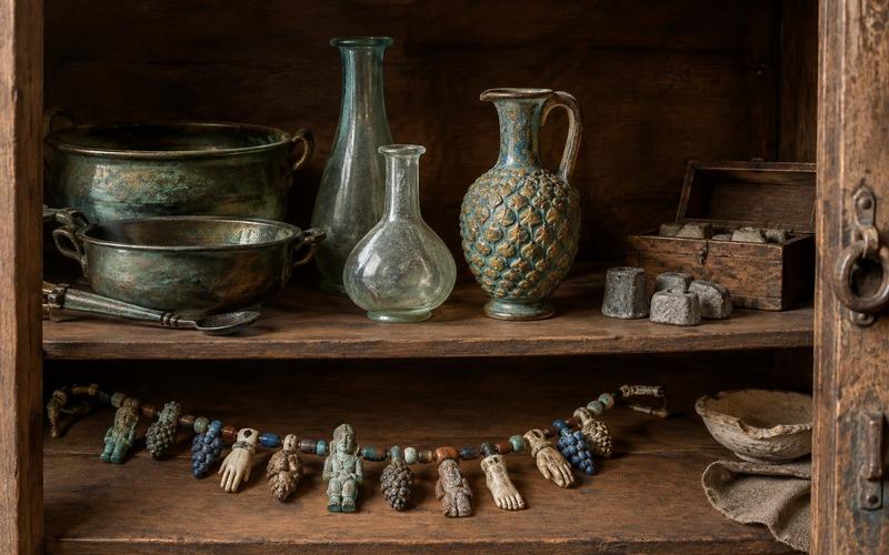 AI image: A Pompeii Cupboard Blurs the Line Between Chore and Keepsake