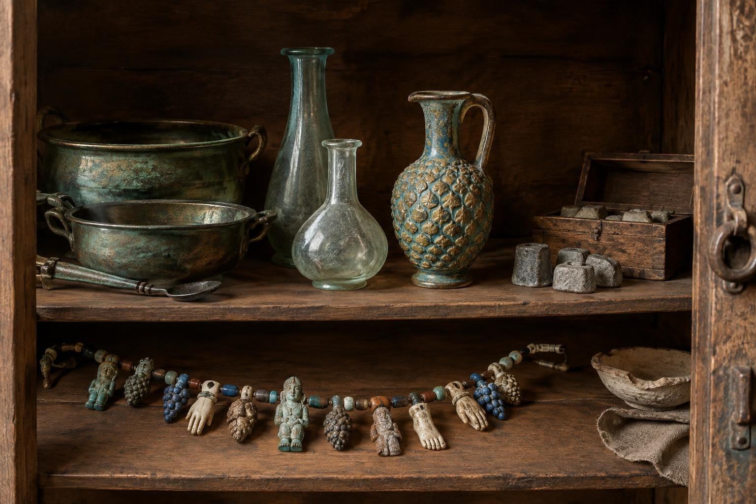 AI image: A Pompeii Cupboard Blurs the Line Between Chore and Keepsake