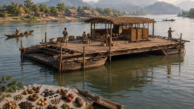 AI image: A Rivercraft or a Floating Platform? Seeds May Help Solve Vietnam’s Ancient Mystery