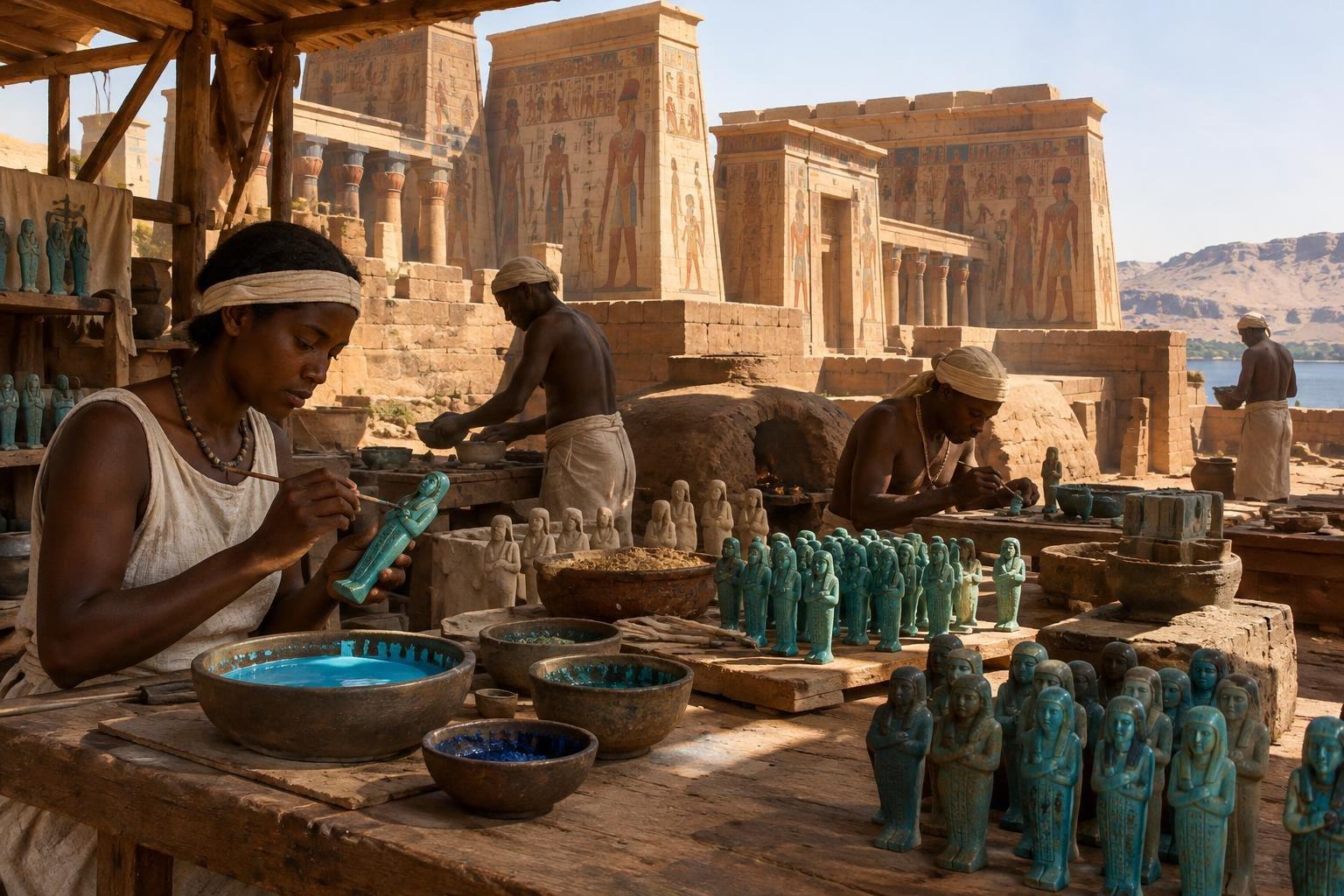 AI image: The Kushite Temple That Also Made Royal Treasures